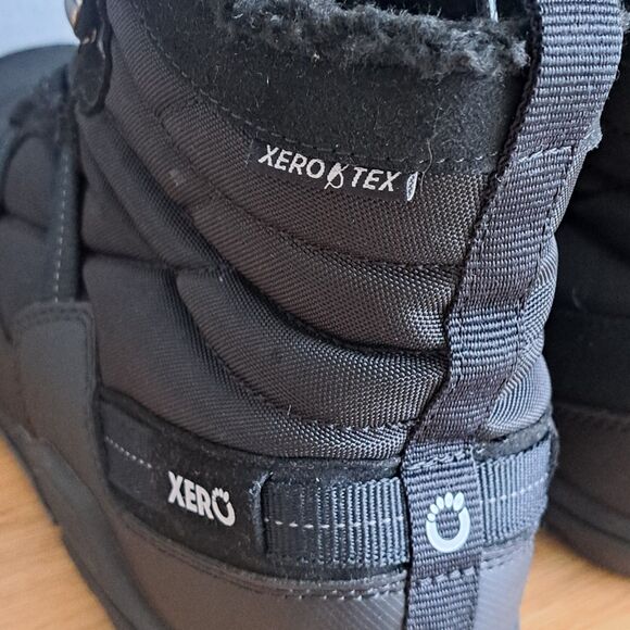 Xero Alpine Men’s 7.5 Black Waterproof Faux Fur Winter Snow Boots Barefoot 40.5 - Picture 9 of 12